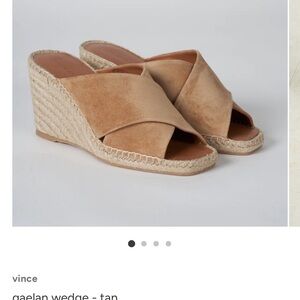 Vince Gaelan NWOT espadrille suede sandals